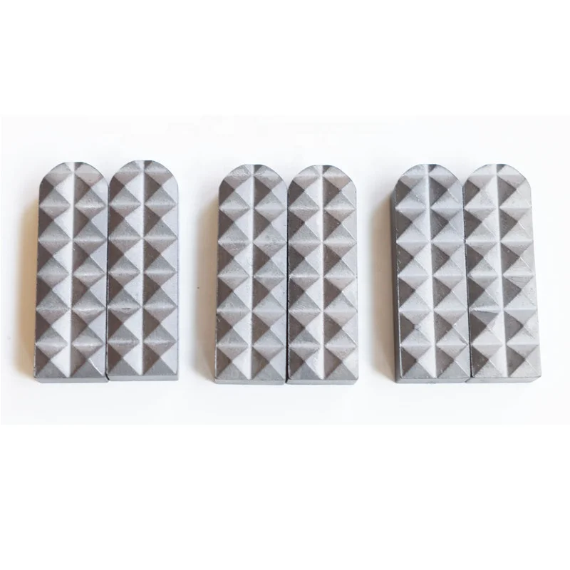 pq jaws chuck jaws carbide insert clamp tungsten carbide gripper insert for chuck jaws