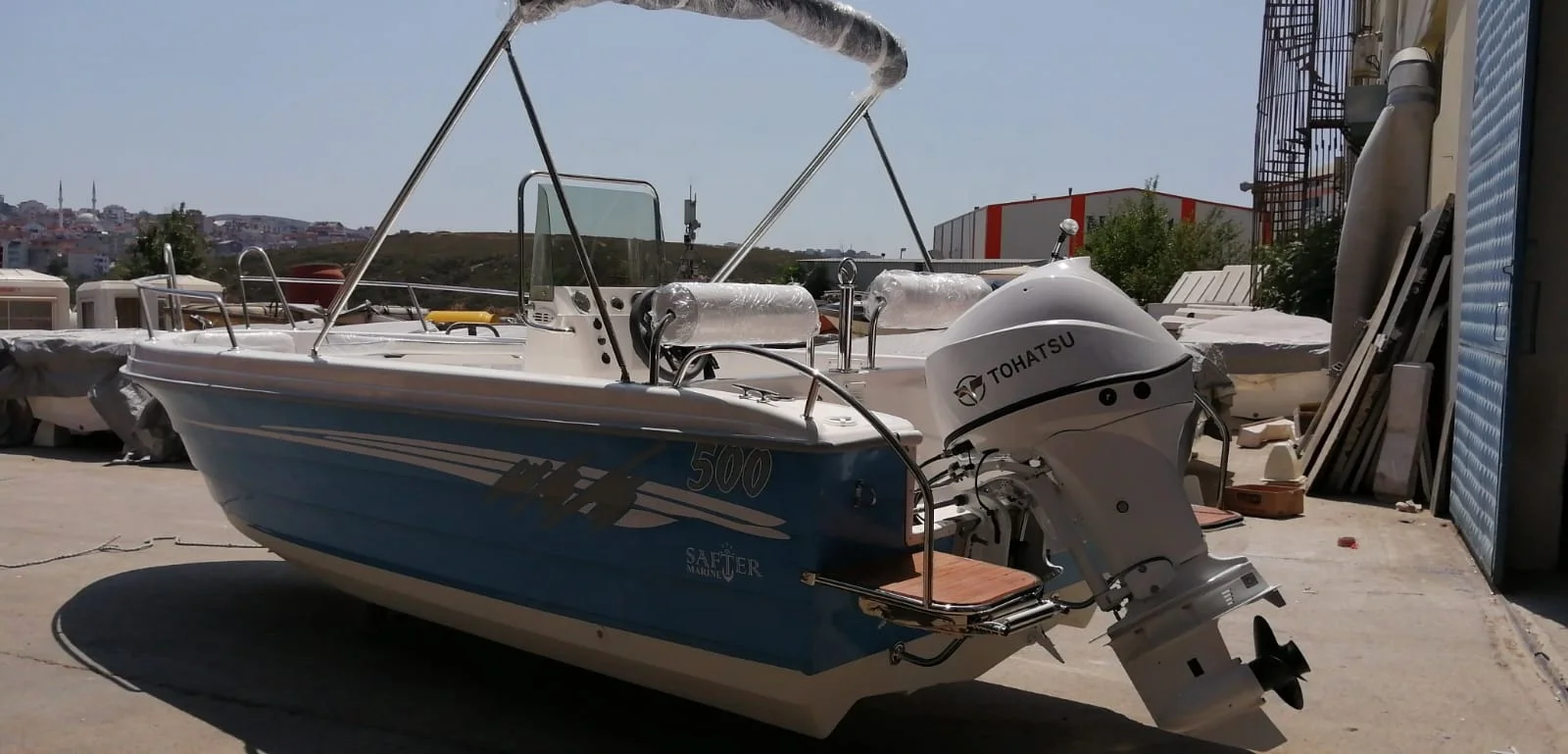 
HIGH QUALITY BEST SELLER SAFTER 500 SPORT FIBERGLASS BOAT 