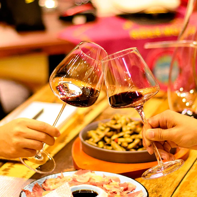 Factory Direct Sales Of High-Quality High Footed Glasses Creative European Lead-Free Crystal Wine Glasses Decanter Glasses