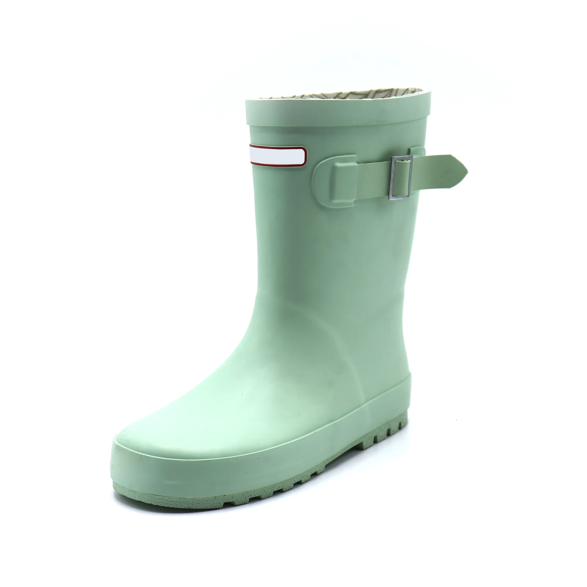 Fashion custom logo waterproof boots EVA cyan rain boots designer rain shoes unisex gum boots