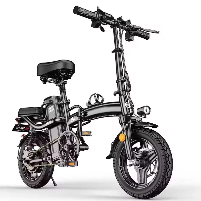 Wholesale bicycle  folding EbikeE bike 48V 10AH Electric Bike 14 Inch City Foldable E Cycling Electric Folding Bike