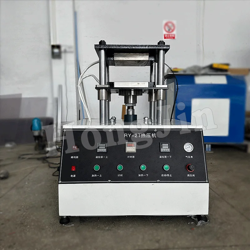 Hong Jin High-Precision Manual Heat Press Machine Simple Pneumatic Hardware Heat Paste Machine