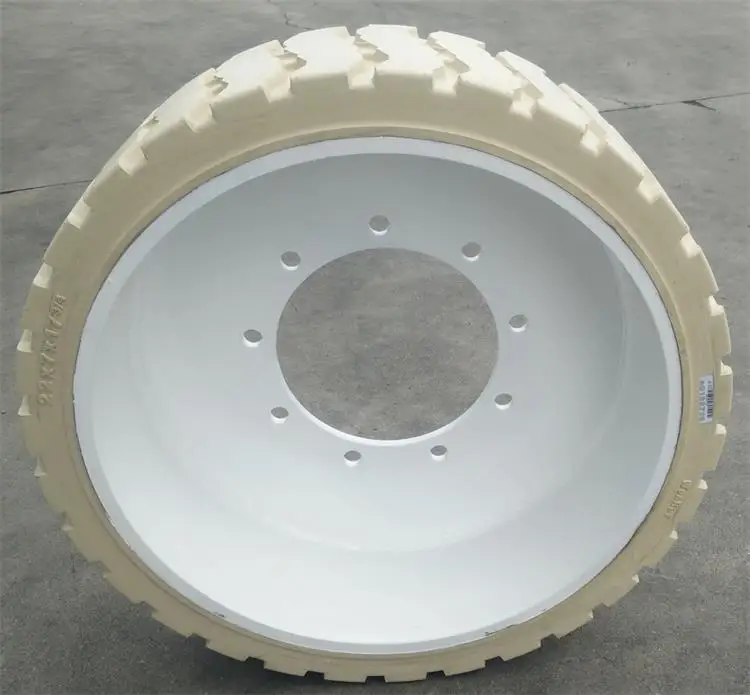 Genie scissor lift wheel solid tire FB 22x7x17 3/4  for work platform lifts