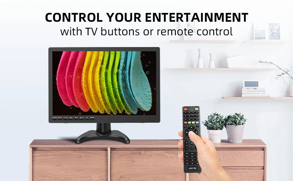 17 inches  Digital Flat Screen Tv  LED Televisions Digital  ATSC DVB-T2 Mini Tv Portable