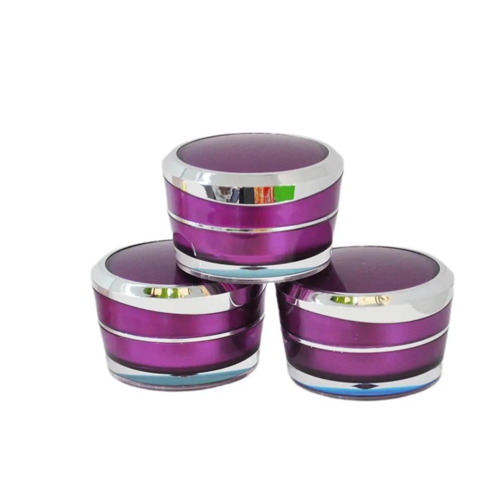 
5g 10g 15g Emtpy Acrylic UV Nail Gel Jar for Cosmetics Nail Care 