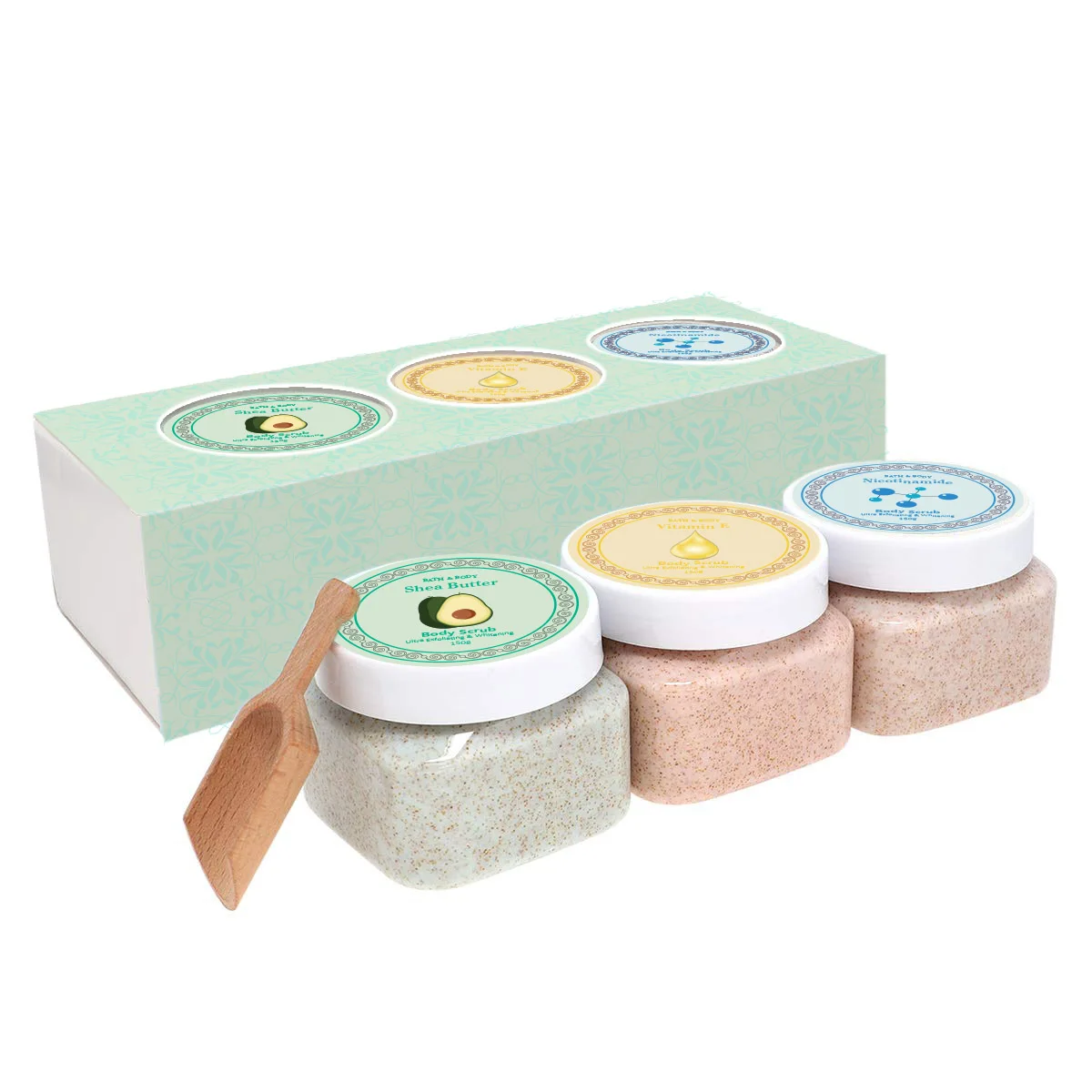 Sea Salt Body Scrub 500g Moisturizing Exfoliating Body Bath salt scrub Whitening Sea Salt Facial Body Scrub