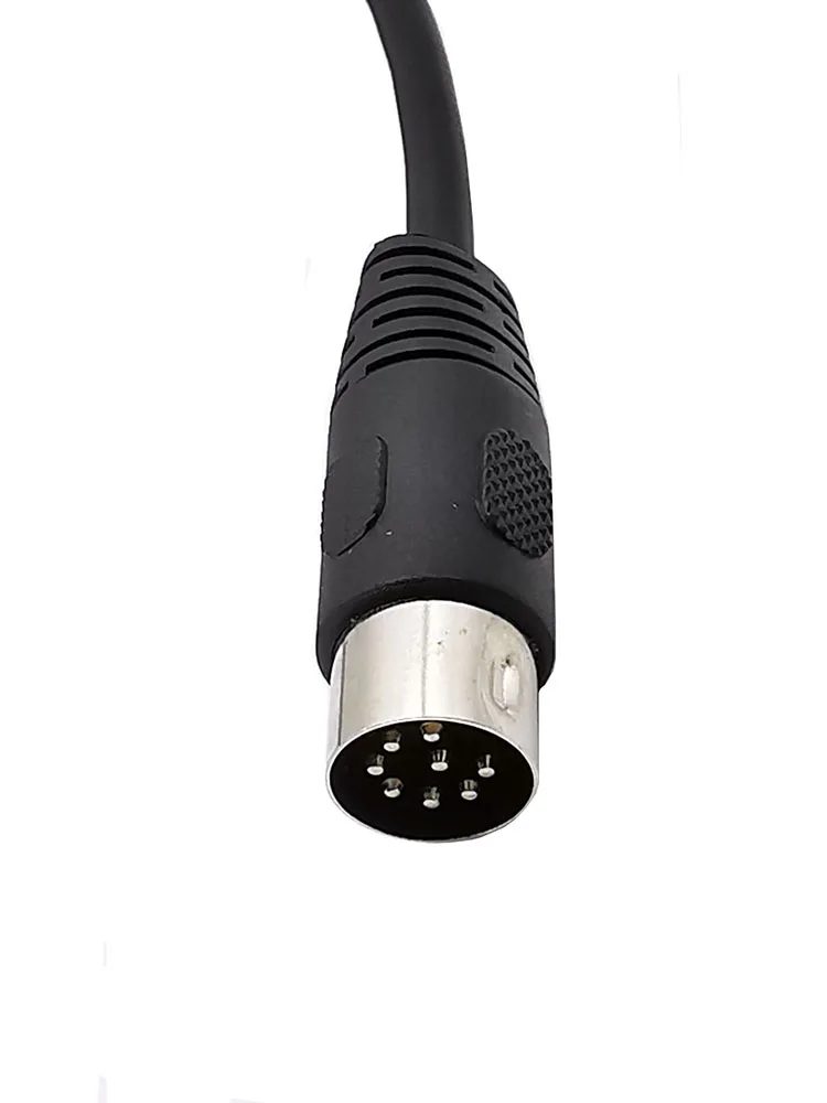 MIDI DIN 8-Pin Splitter Y Adapter Cable Audio Male to Dual 2 x Female 30cm