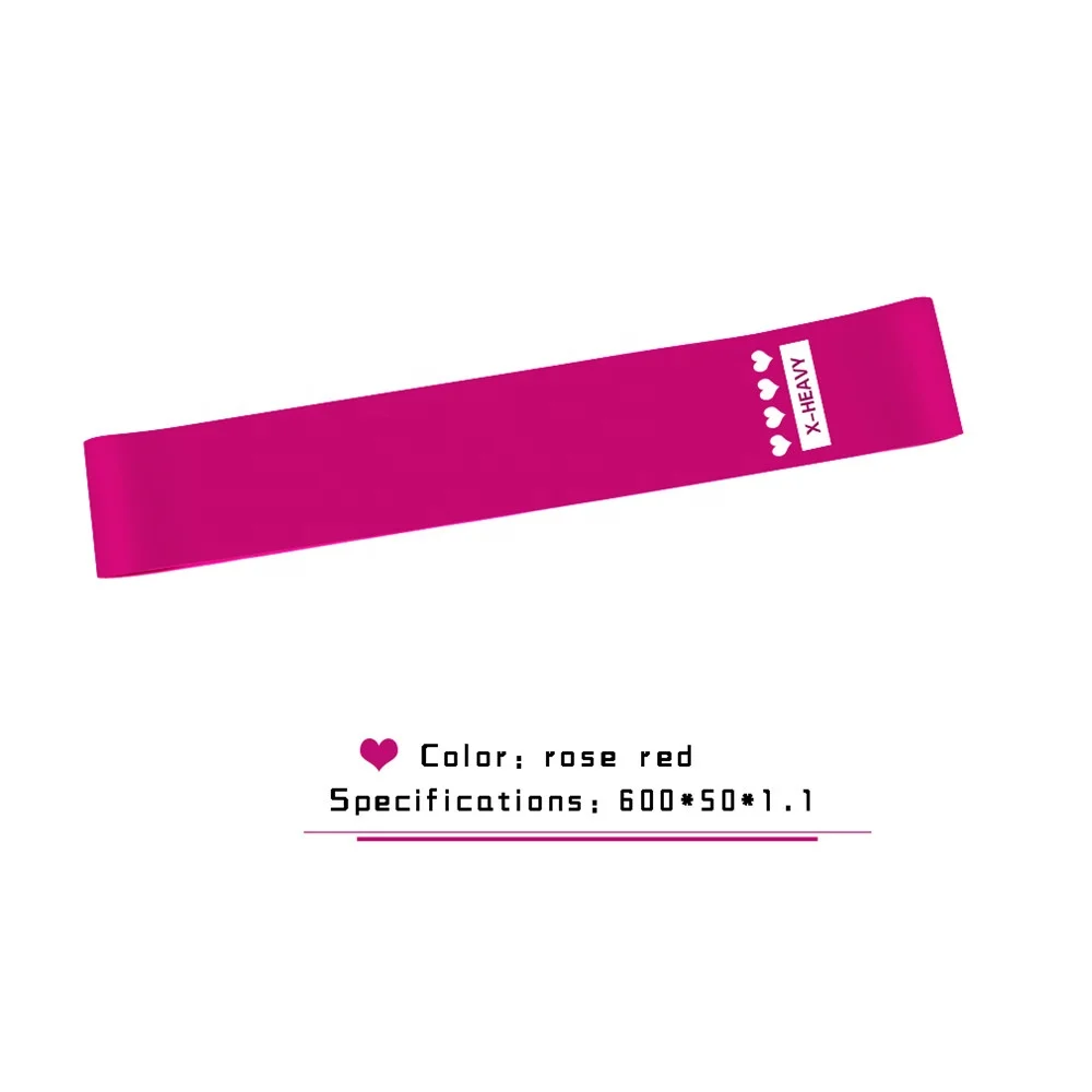 
Hot Sale Resistance Bands Set Exercise Workout Booty Latex Band for Legs and Butt Loop Fitness Equipment for Women 