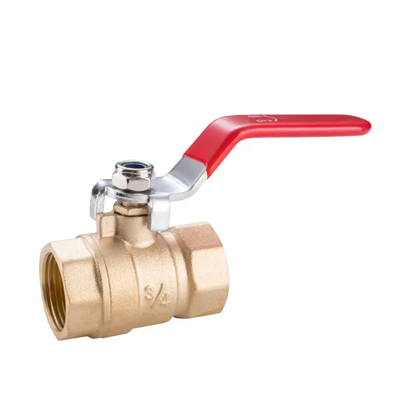 3/4-Inch 600 WOG FNPT Heavy Duty Full Port Brass Ball Valve FIP Threaded npt Internal Thread thermo valve radiator design