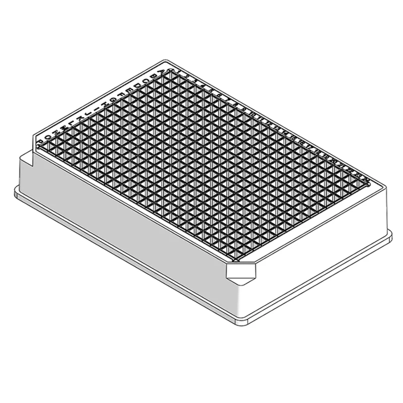 Laboratory Supplies Manufacturer 384 Square Micro Plate Clear Plastic Deep Well Plate