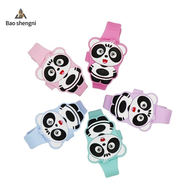 High Quality Cheap Gift Factory Supply Animals Kids Digital Watch Silicone Bracelet Touch Screen Cartoon Panda Toys Reloj