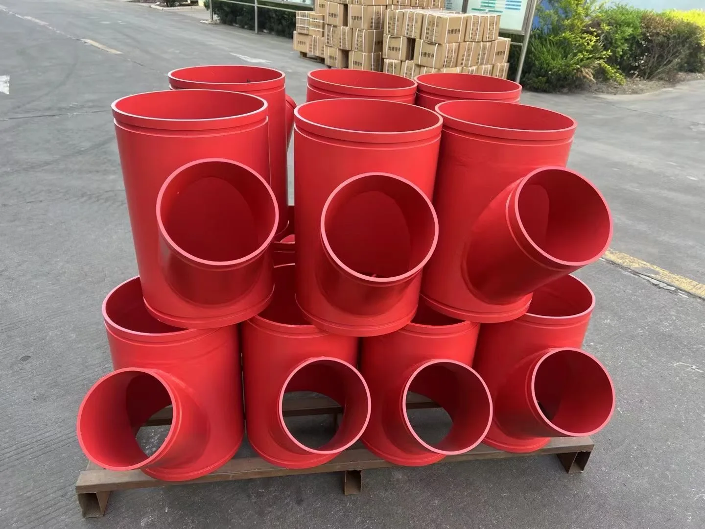 Outlet Mechanical Tee Di Grooved Outlet Mechanical Tee Fire Valved Fire Pipe Fittings Grooved