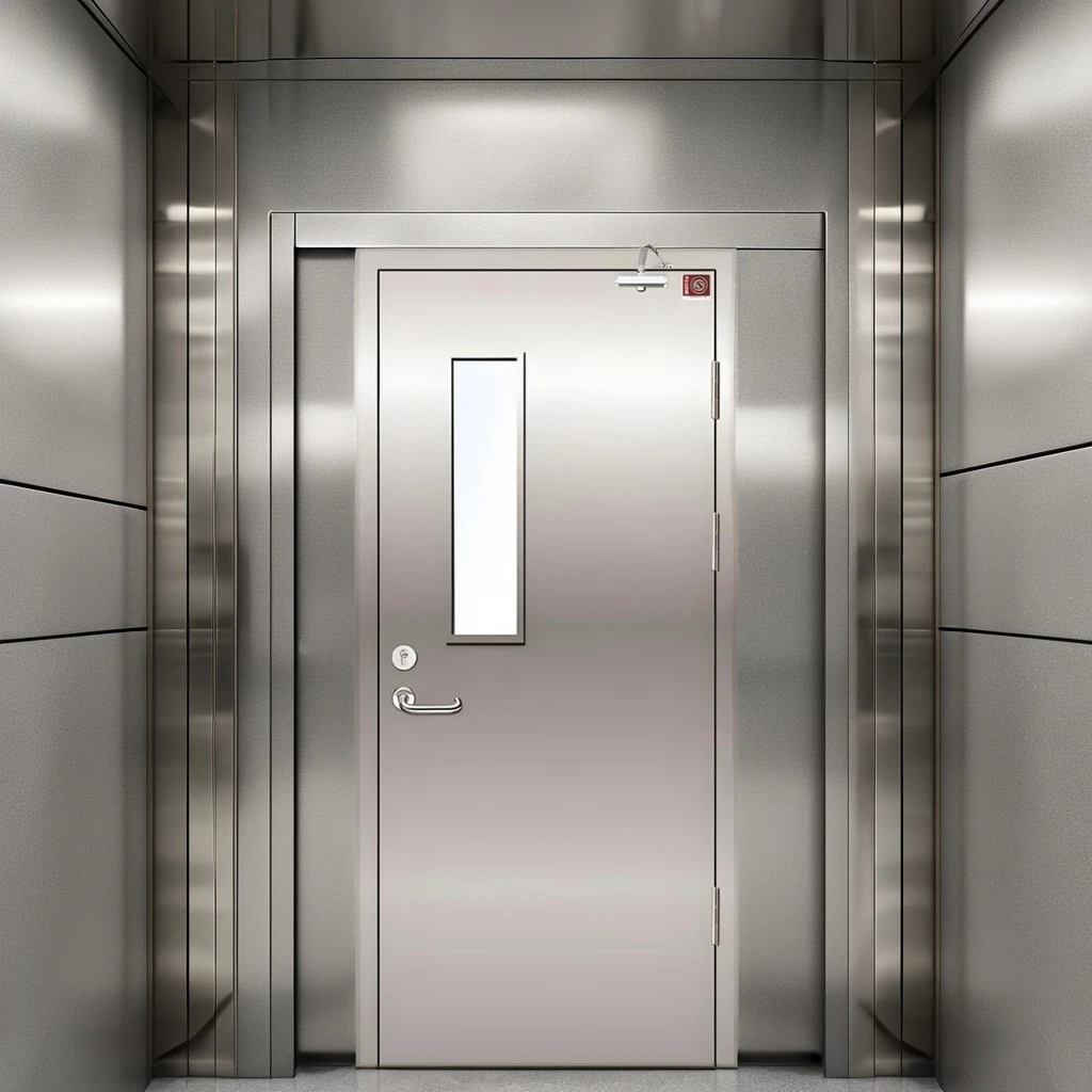 Economic type Fire-Resistant Steel Door Commercial Use Fireproof Steel Door Easy Installation Fire door
