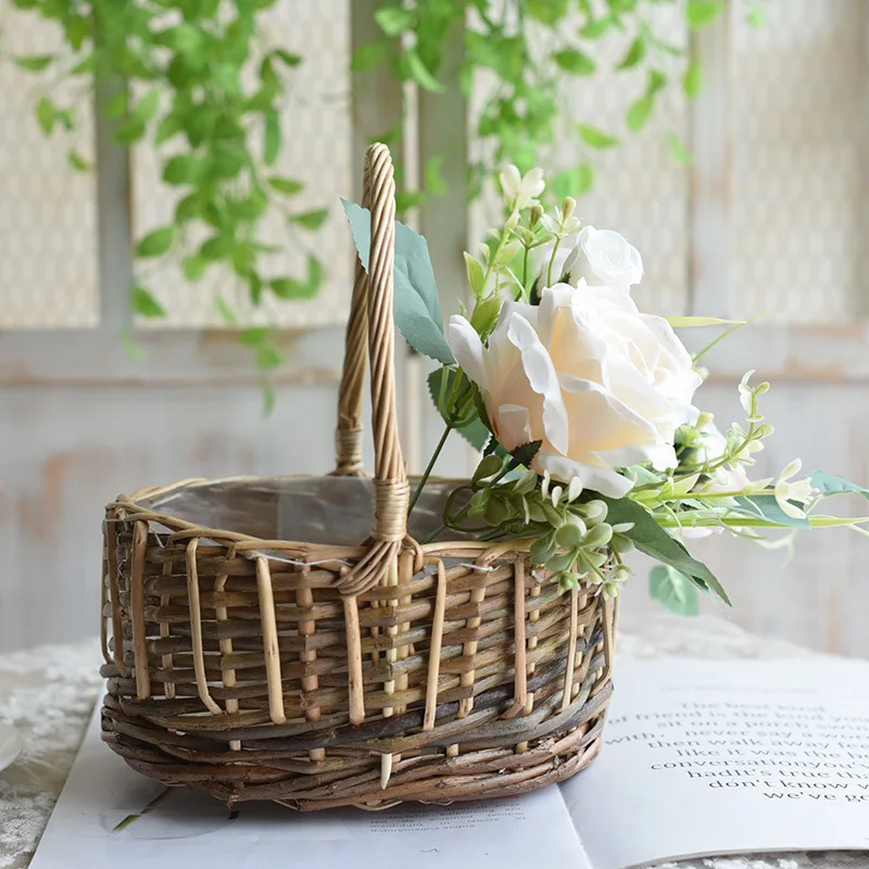 Корзина для хранения из бамбука