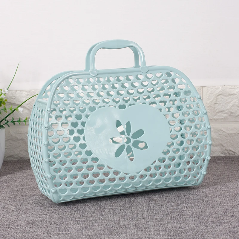 hot selling wholesale waterproof portable outdoor cheap durable portable plastic shopping basket storage basket