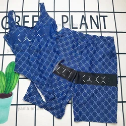 Famous Brands Luxury Beachwear Designer print Women Sexy Bikini Men Summer Swim Trunks Boardshort Matching Swimwear For Couple