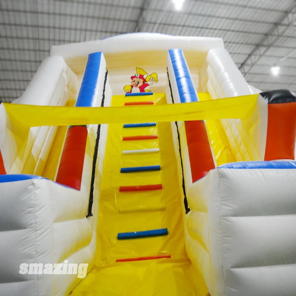 
Custom china Outdoor commercial double slide inflatable for kids 