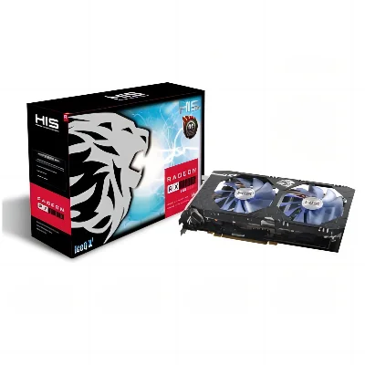 HIS AMD Radeon RX 580 8GB GDDR5 Gaming Graphics Card RX580 de 8GB Used Gpu Graphics Cards For Pc