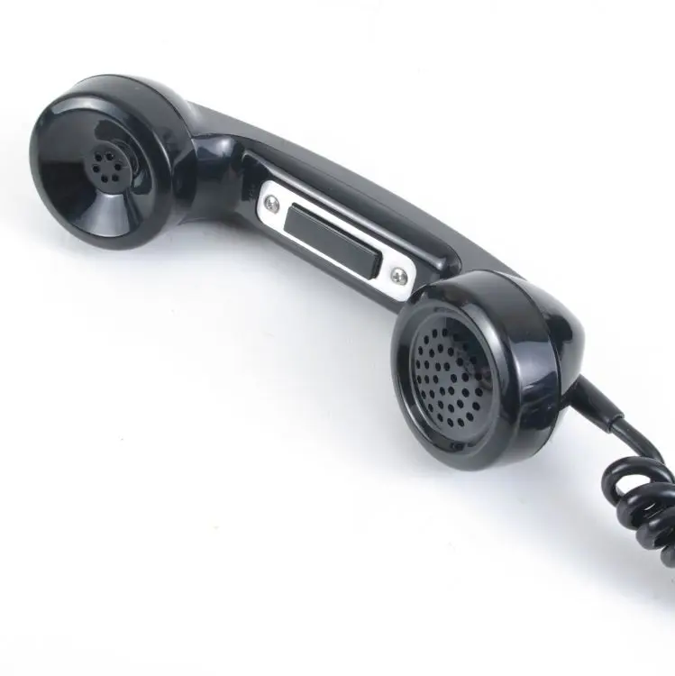 Vandal Resistant IP 65 PTT telephone handset for Underground Tunnel