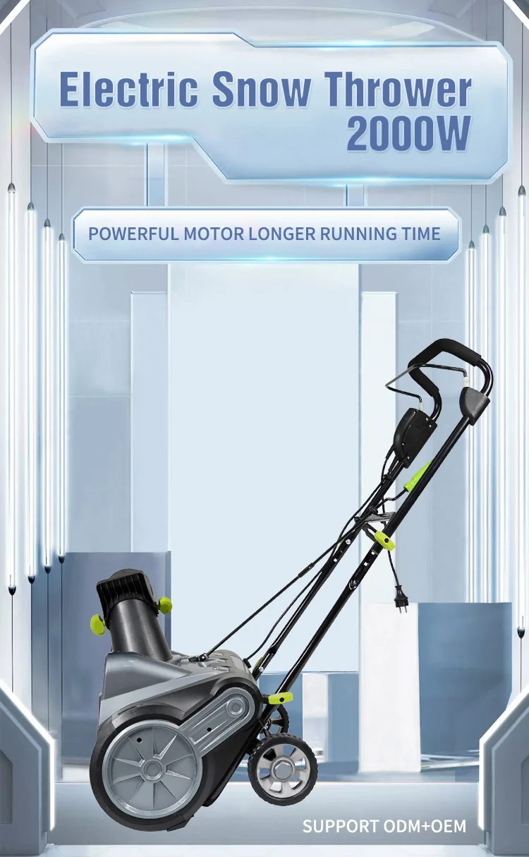 China Electric Best Elektrische Schneeschaufel Snow Thrower+snow Blowers+shovels Commercial Snow Plowing