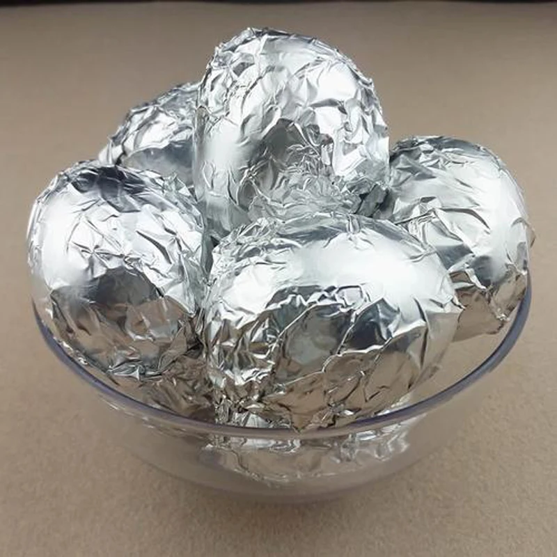 newest price wholesale multicolour wrapper aluminum foil paper sheet for chocolate egg wrapping candy packaging