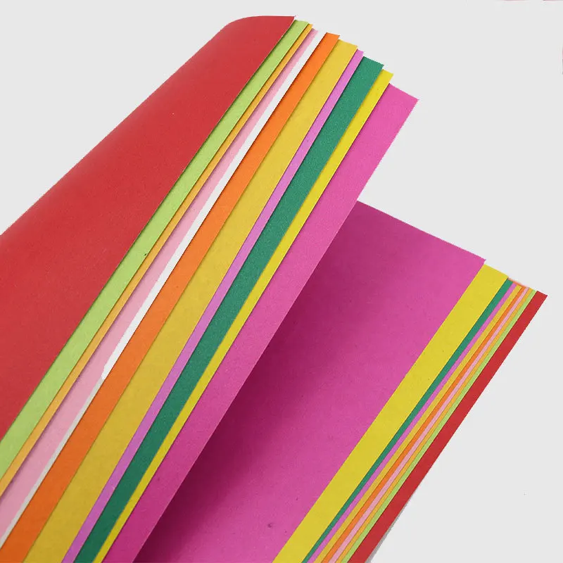 Ever bright 70g 80g copy paper colorful origami paper 100% wood pulp color paper for handcraft