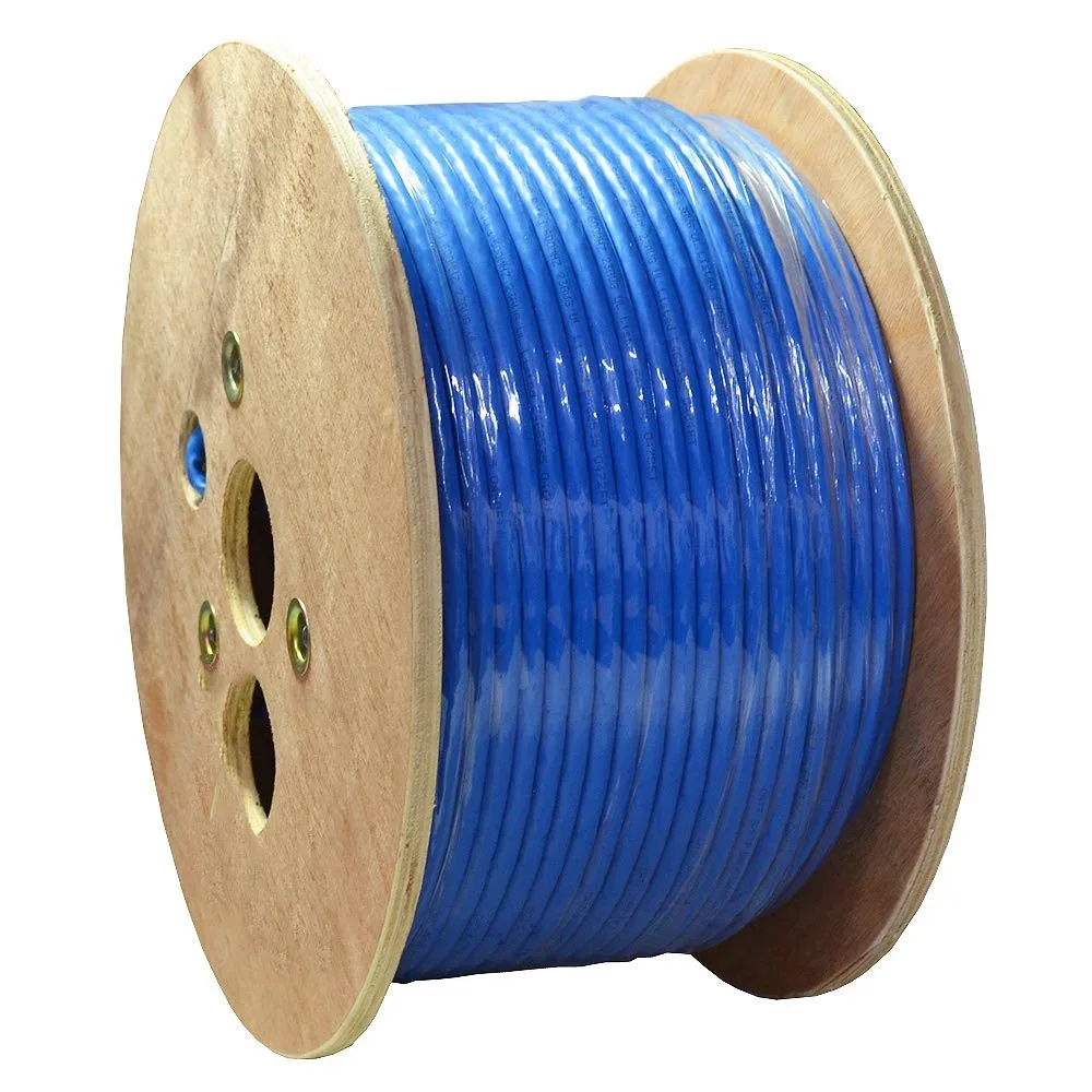 Heavy-Duty Waterproof 26AWG S/STP Cat 7 Ethernet Spool Black 1000 FT 750MHz Cat7 Ethernet cable