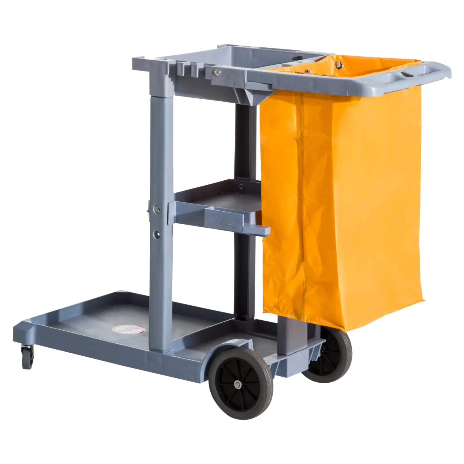 Wholesale restaurant service multifunction hotel housekeeping folding cleaning trolley rubbermaid janitorial cart