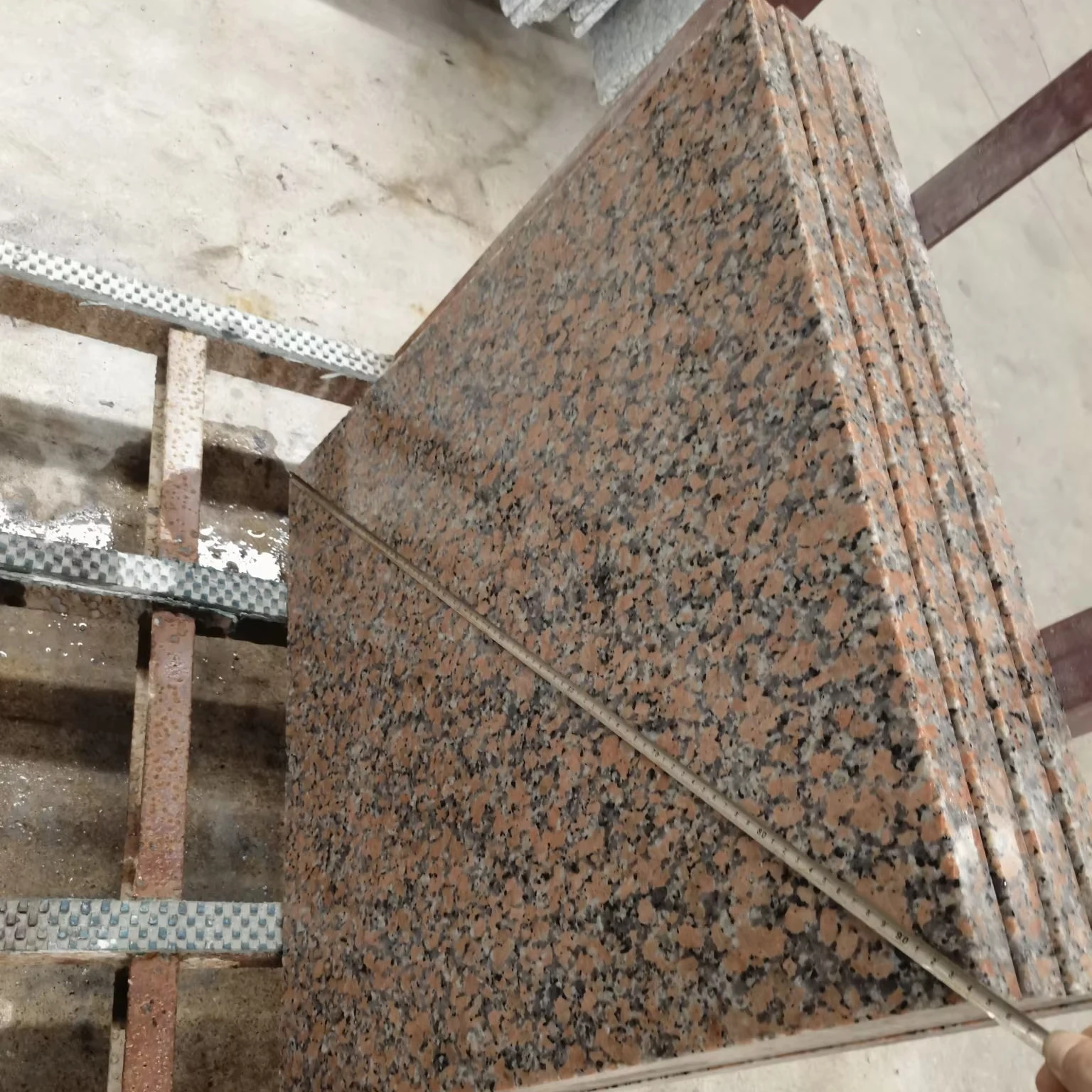 HZX G562 красная Полированная Гранитная плитка красный полированный натуральный камень уличные полы для кухни парки наружные украшения виллы