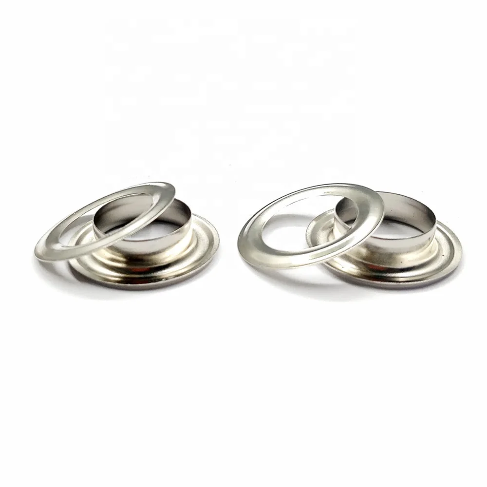 Custom metal nickel free grommet eyelet brass Metal Eyelet Grommet for boots clothing paper bag hat