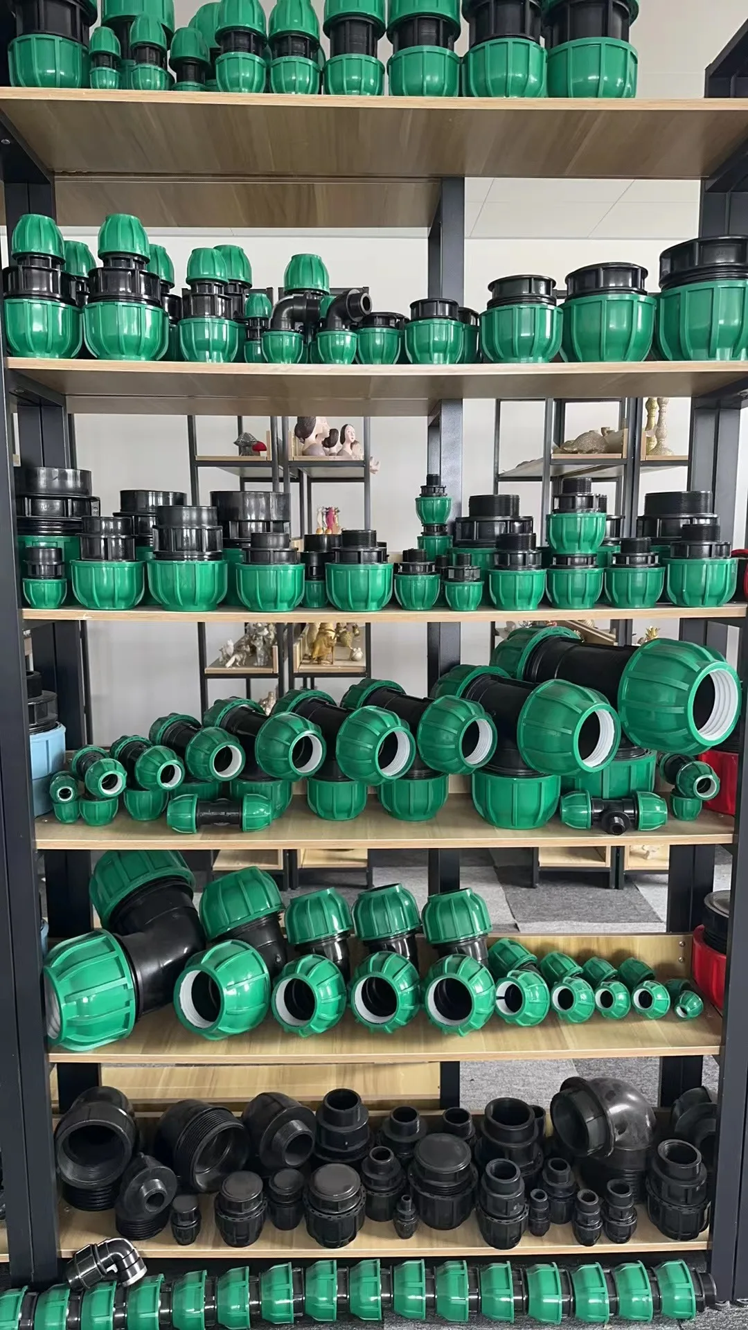 PN16 PP Compression Fittings coupling Quick Connector for Water Supply Irrigation HDPE Fittings