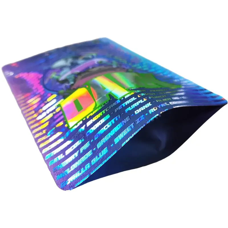 Custom Brand Printing Food Packaging Smellproof Doypack Resealable aluminum mylar bag custom seize Ziplock Bag 3.5g 7g 14g 1LB