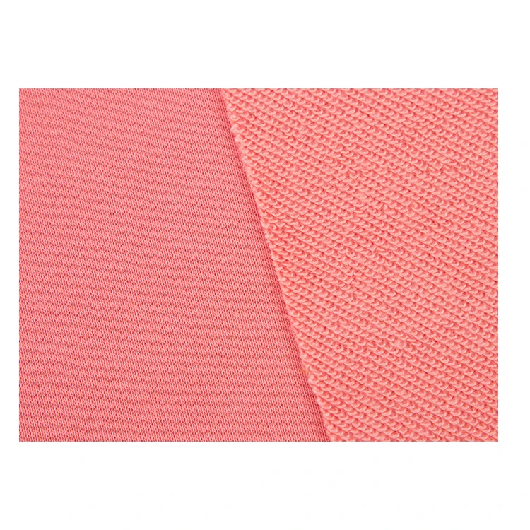 factory price in stock low MOQ  free sample  F1361 bio-polish 320gsm T/C french terry for hoodies sweatpants cotton french terry