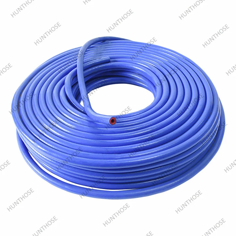 High Temperature Resistant Nissan Car Silicon Rubber Braided Air Hose Pneumatic Tubing Line For Air Compressor