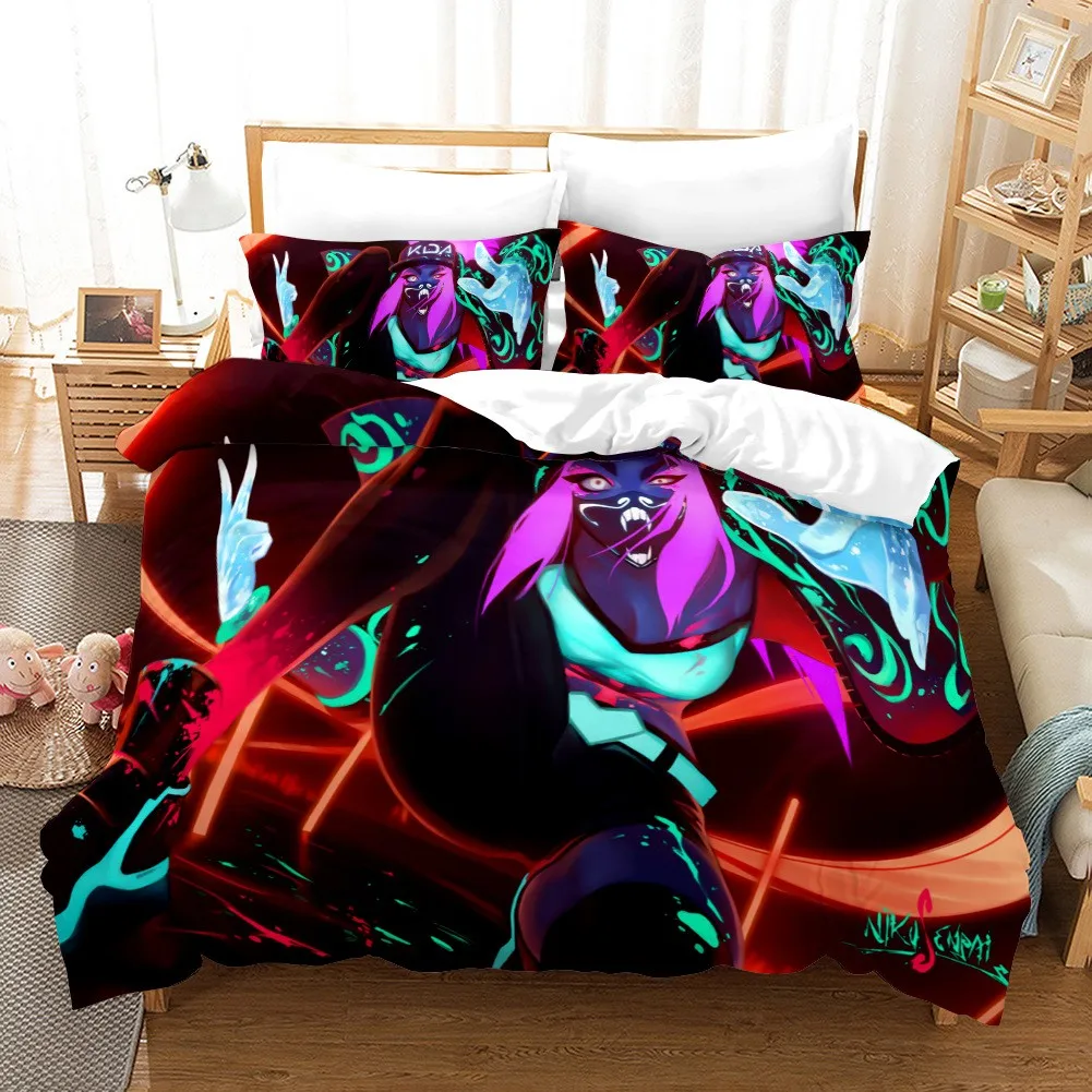 Wholesale cheap custom anime animated movie characters 100% cotton bedsheet set digital printed duvet cover