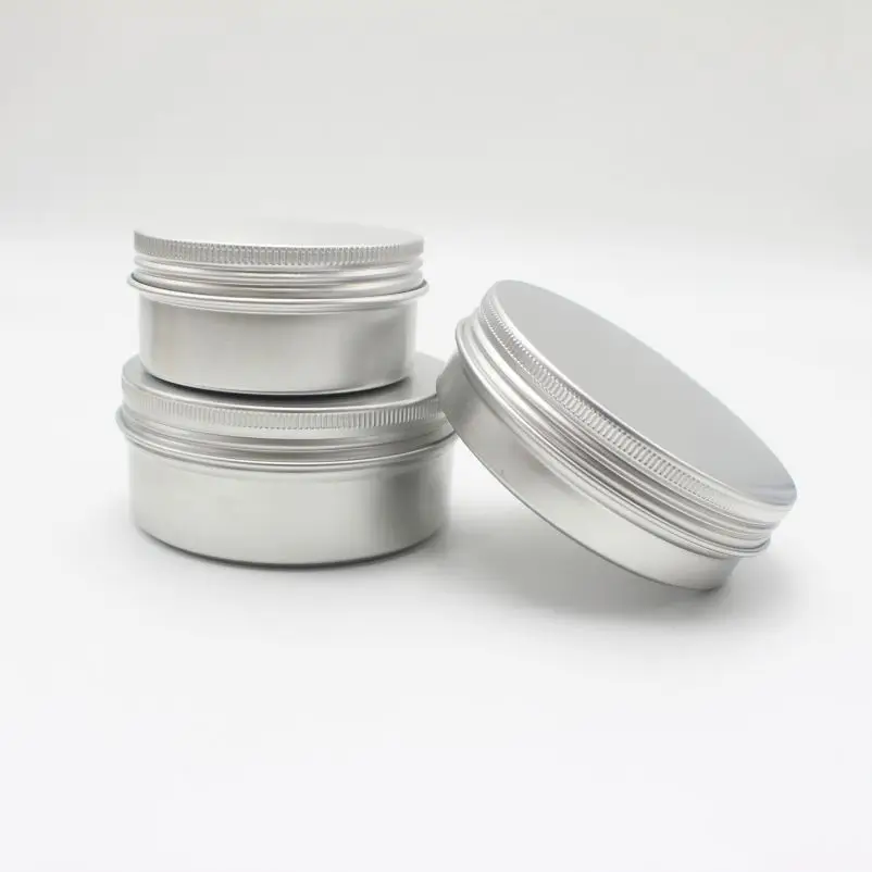  50g 100g 120g 200g 500g круглая алюминиевая коробка олова для лампы в форме свечи