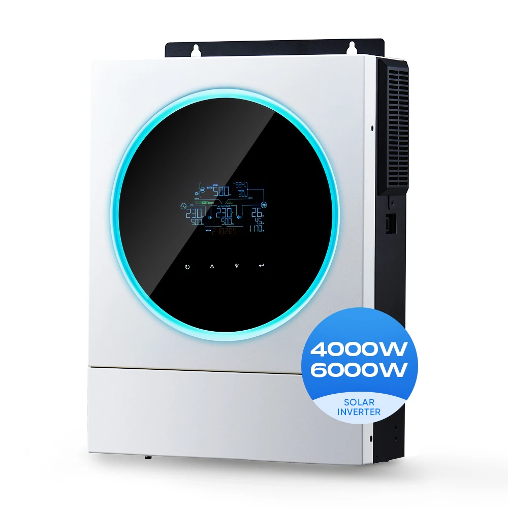 Voltronic Hybrid Solar Power Inverter 4000W 5Kw 6Kw Off Grid Pure Sine Wave With Mppt Charge Controller