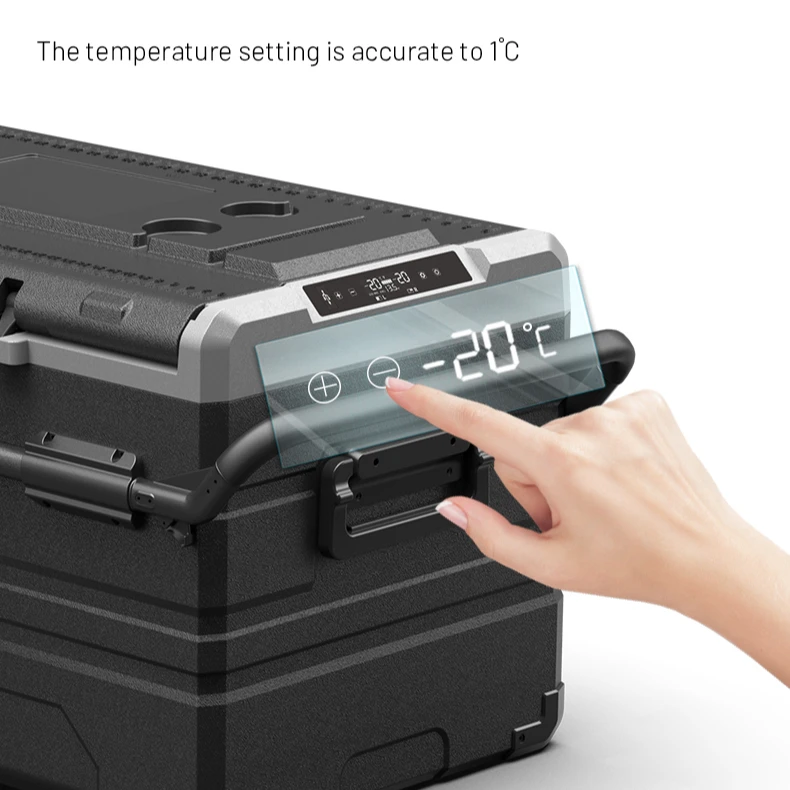 TDW50 Alpicool car fridge AC/DC OEM Compressor camping refrigerator Small Cooler box 12v freezer for Car Home Outdoor Use