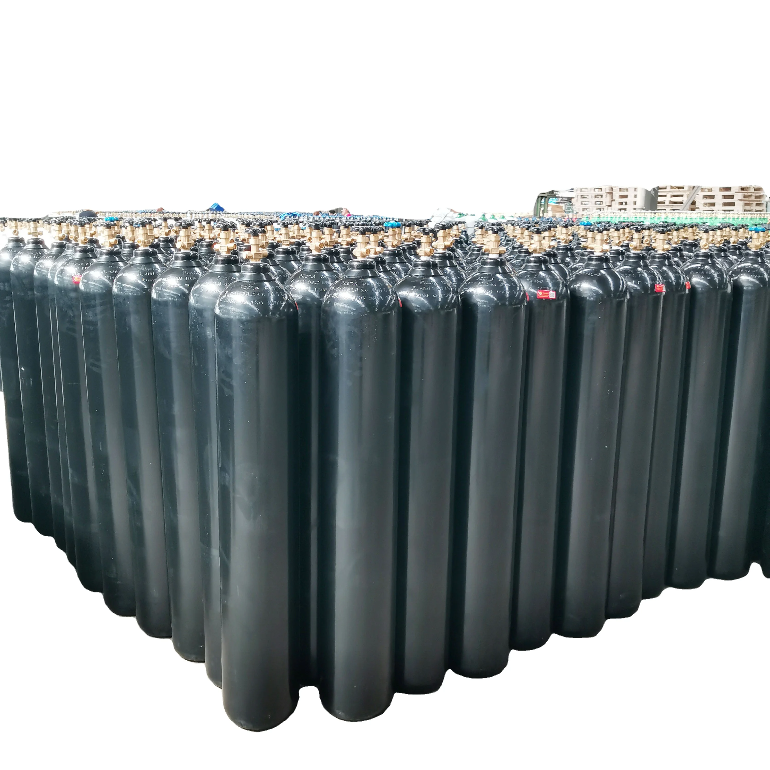 Oxygen Helium CO2 Gas Steel 60bar Low Pressure 50L-90L Liquid Emptiness Cylinders Certified by ISO9809-1