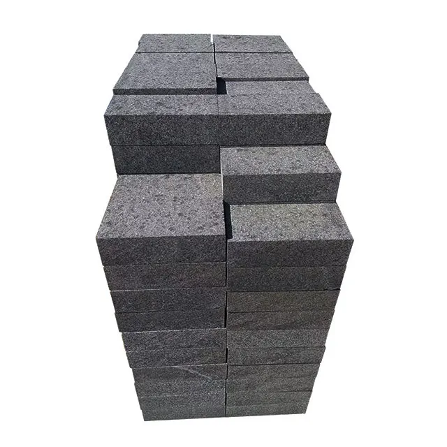 Популярный черный гранит Paver новый куб камень для продажи