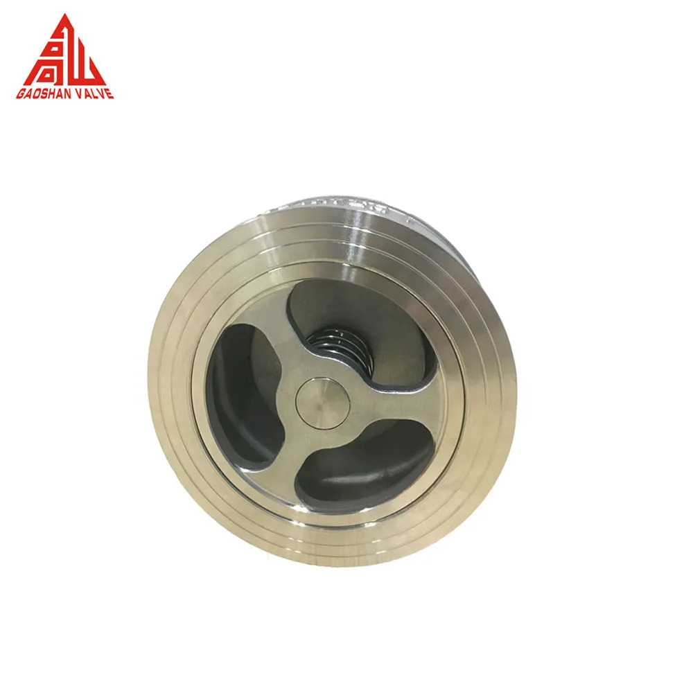 H71W Wafer Check Valve Non Return Stainless Steel Check Valve 1 Inch