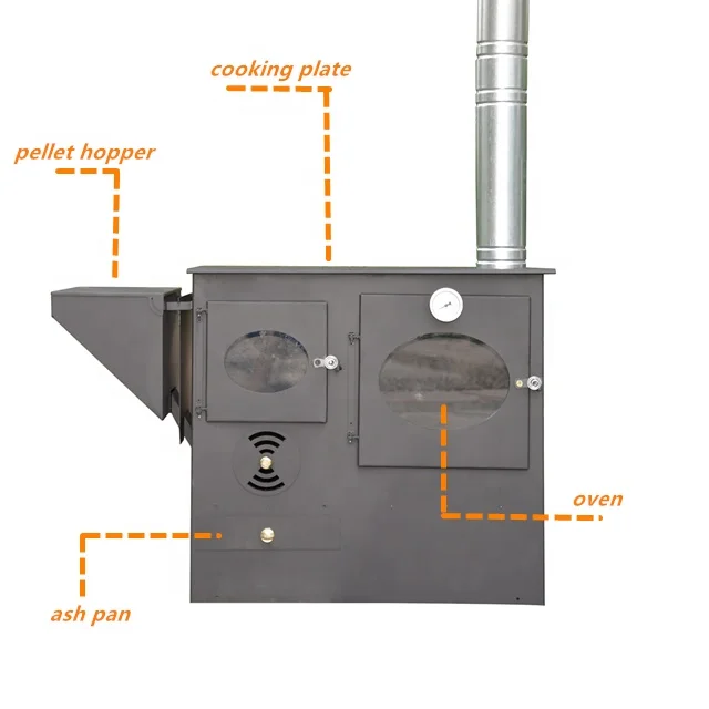 New Arrival Outdoor Pellet Stove with Oven for BBQ Camping Tent