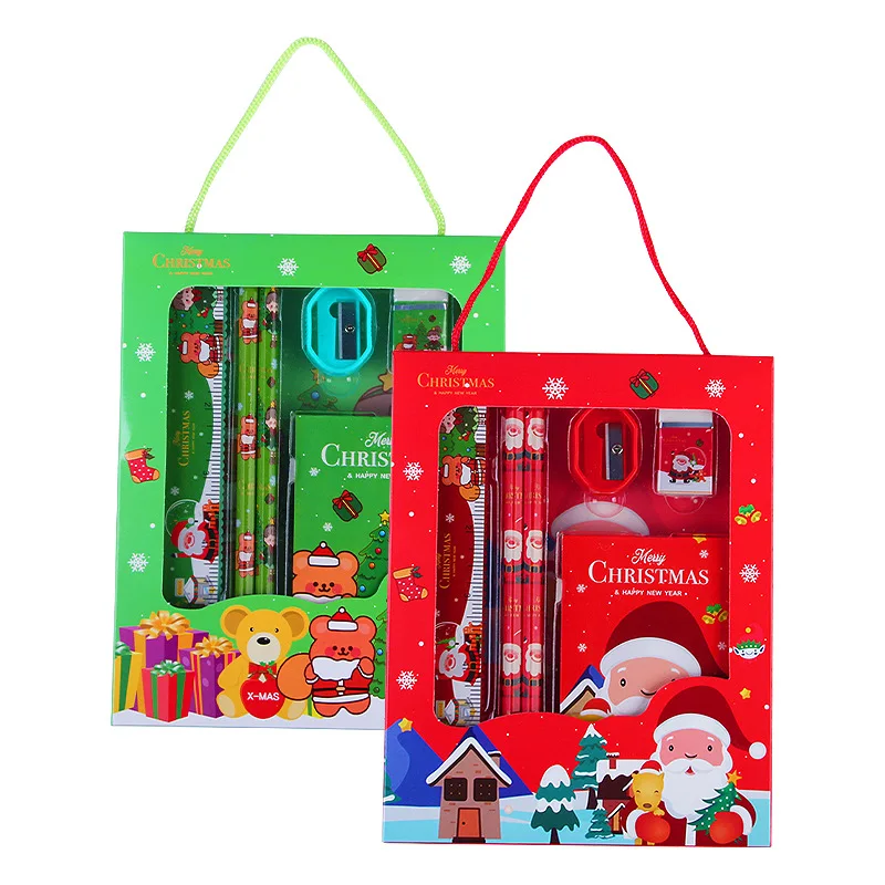 2024 School Office Supplies kids stationery set eraser pencil ballpoint pen backpack School stationery kits