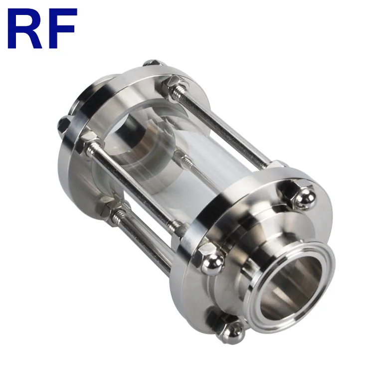 
RF санитарная нержавеющая сталь 304 316L тройной зажим прямой трубчатый Смотровое стекло  (62220662934)