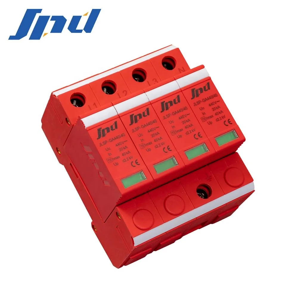 JINLI JLSP-GA440/40 AC indoor low voltage power system spd protection device  surge arrester 440V 40kA