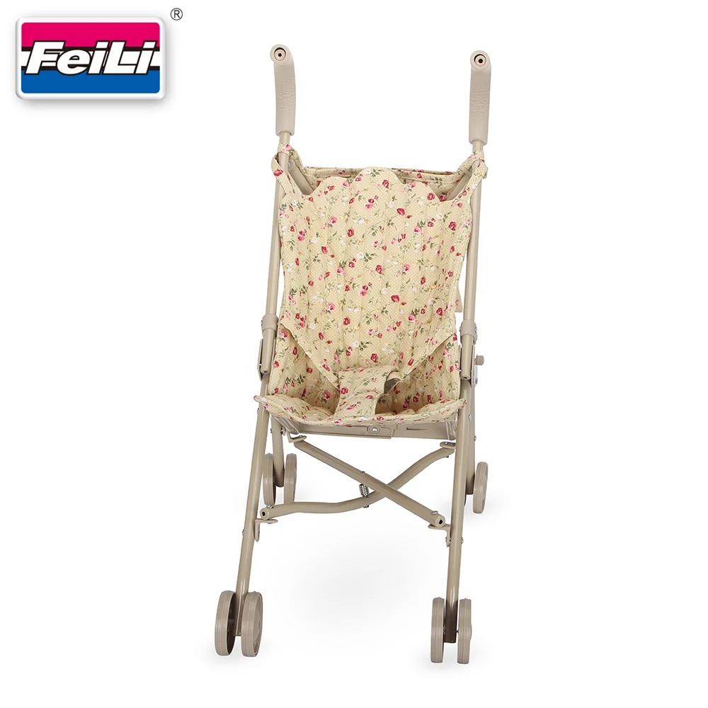 Dollri Starri Customized Classical Precious Toy Gift Basic Baby Doll Stroller for Toddlers with Backpack Doll Buggy