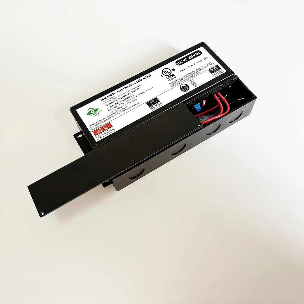 OTM-VPA192-JM36-E UL cUL Triac Dimmable Driver 0-10v 1-10v LED Lighting Driver 192W 24V 36V 48V LED Driver