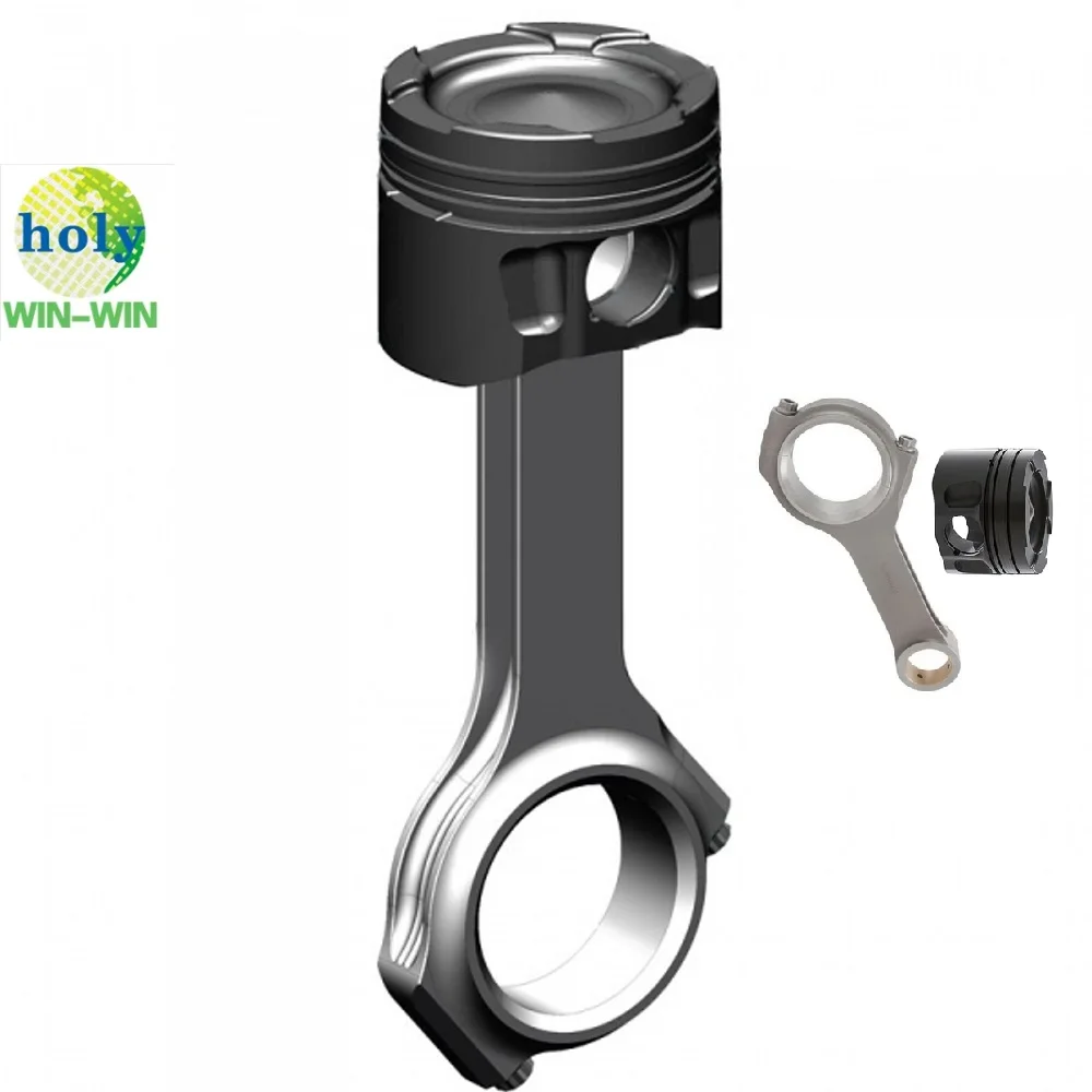 OEM/ODM High Precision CNC Machining Auto Parts Metal Hybrid Piston Connecting Rods in Aluminium/Brass/Titanium /Steel