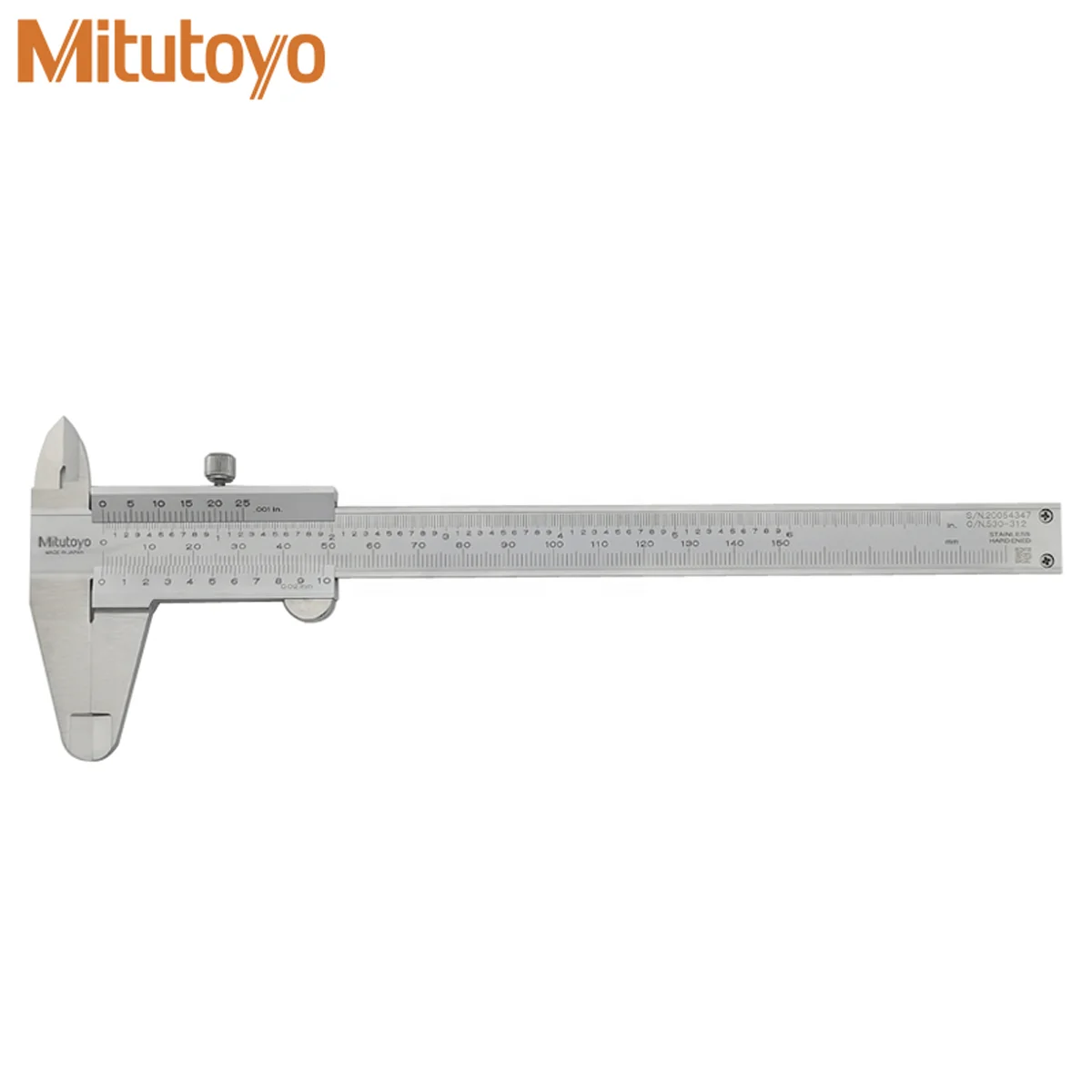 Mitutoyo штангенциркуль 530-118/0-200 мм/0 02 мм с нониусом из нержавеющей стали глубины внутри и снаружи шаг измерения метрический