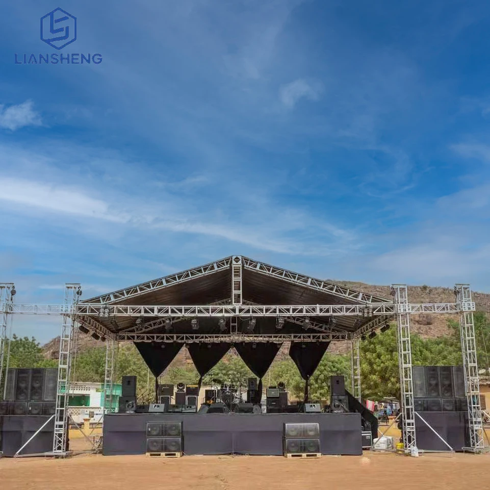 Outdoor Aluminum DJ LED Lighting Speaker Array Display Truss Tower for Concert Bar Event-for Trade Show Tents